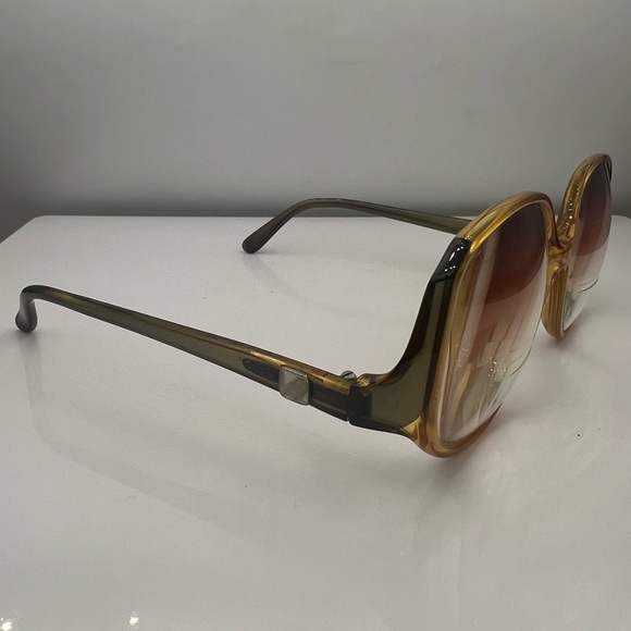 Vintage Viennaline 1289 20 Brown Honey Round Sunglasses Frames - Picture 2 of 8